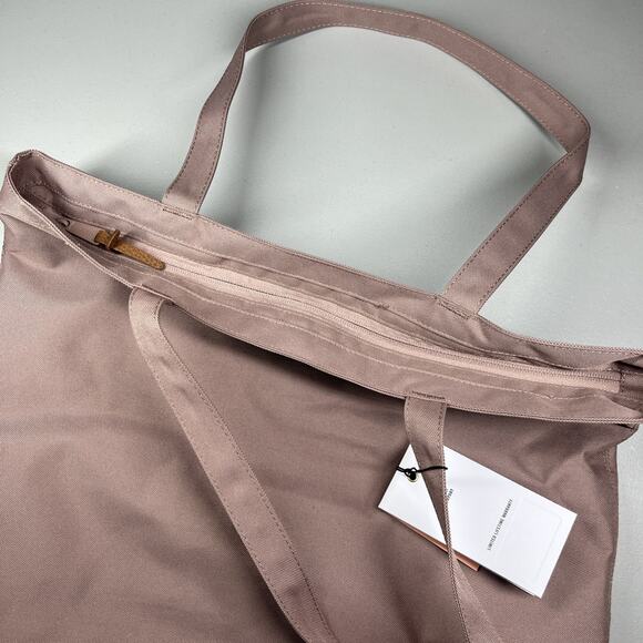 Herschel Supply Co. Mica Tote Zippered Shoulder Bag Carry All Travel Ash Rose - Picture 5 of 8